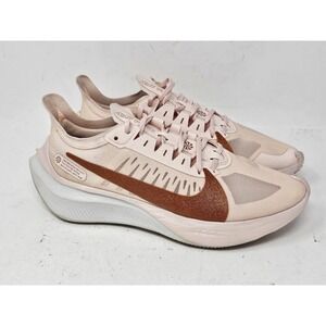 Nike Zoom Gravity Shoes Womens Size 9.5 Pink Copper Swoosh Running CT1192-600